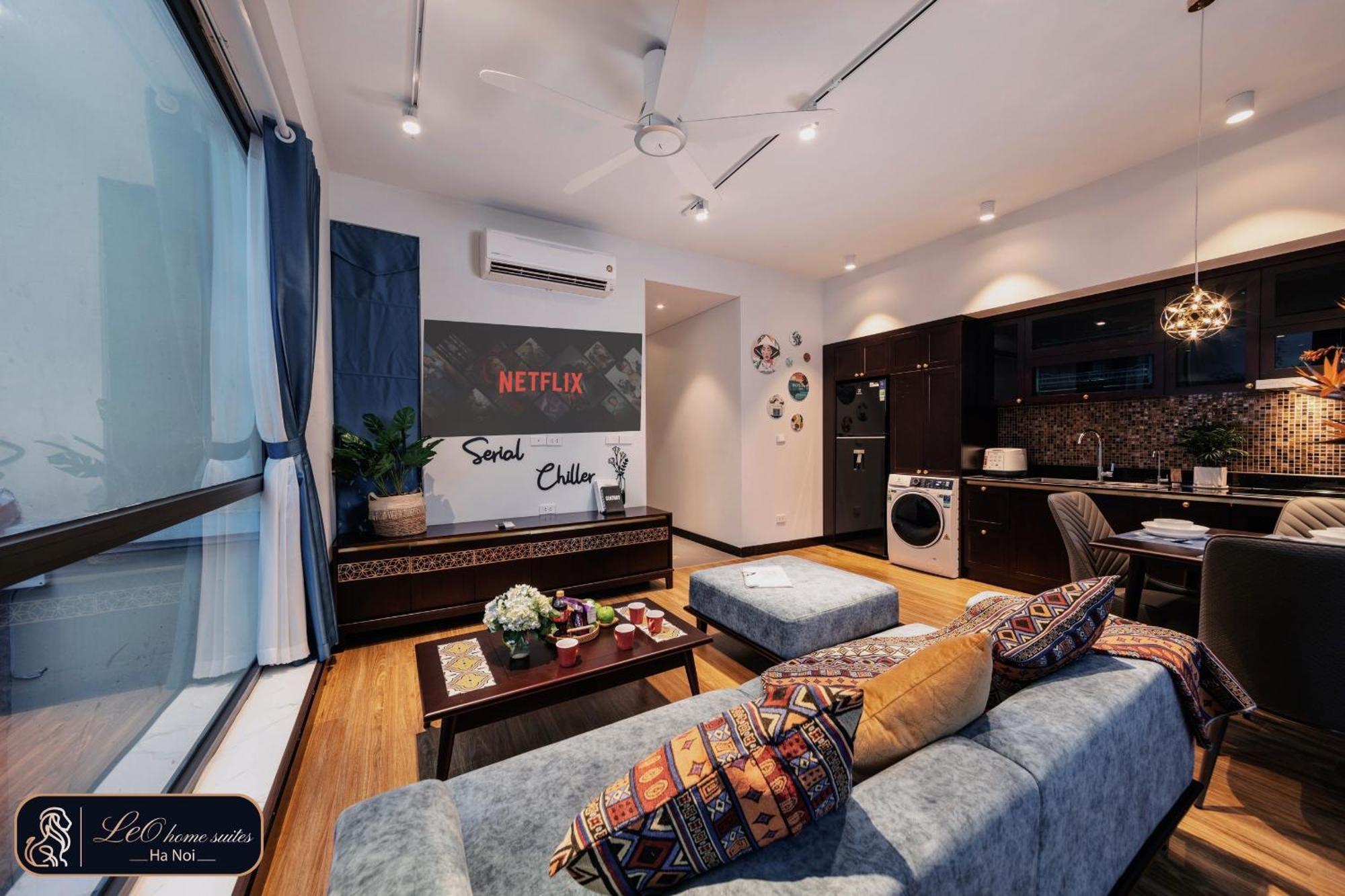 High-Ser Apt W Greenview, Projector And 2Br Incenter - So Warmly And Spacious 河内 外观 照片